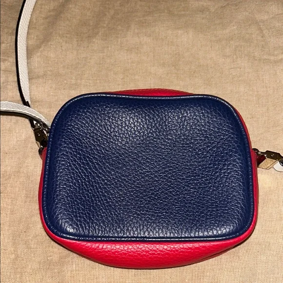 Navy Blue, Red, and White Heart Kids bag - Picture 4 of 4